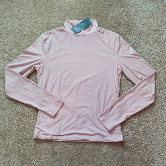 Wild Fable Women Pink Turtle Neck Long Sleeve Size Small Butter Bliss Soft - Picture 7 of 7